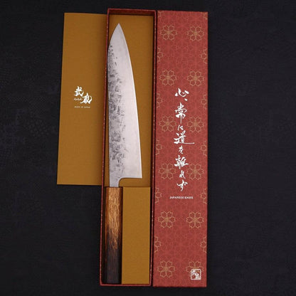 Gyuto SLD Nashiji Washi Yaki Urushi Handle 240mm