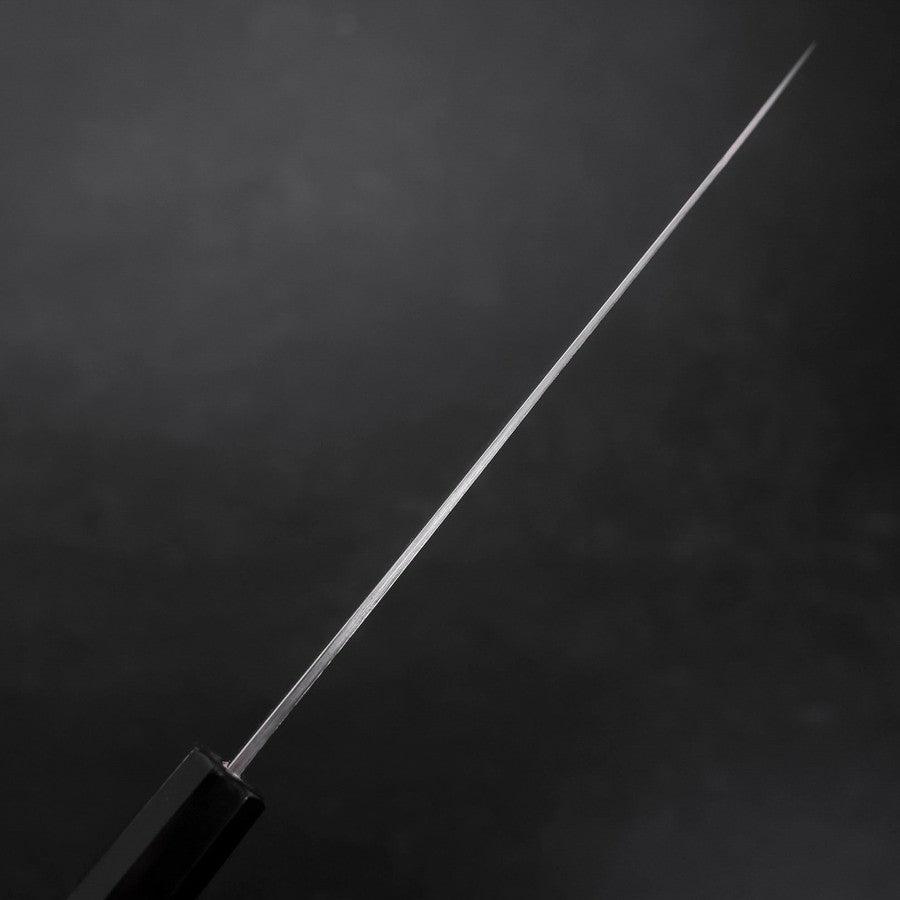 Gyuto SLD Wave Nickel Damascus Buffalo Ebony Handle 180mm