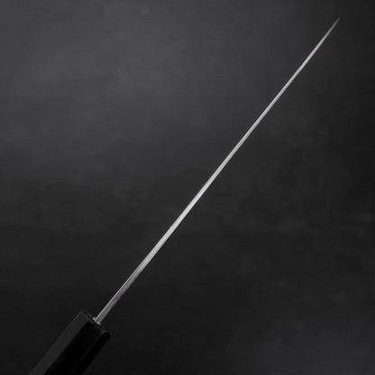 Gyuto SLD Wave Nickel Damascus Buffalo Ebony Handle 180mm