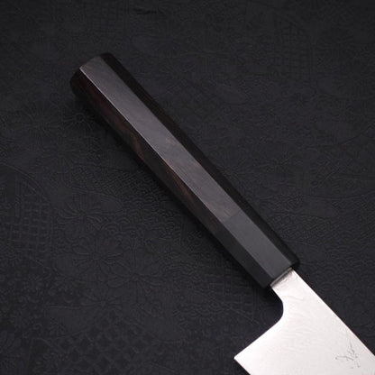 Gyuto SLD Wave Nickel Damascus Buffalo Ebony Handle 210mm
