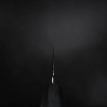 Gyuto SLD Wave Nickel Damascus Dark Blue Urushi Handle 240mm