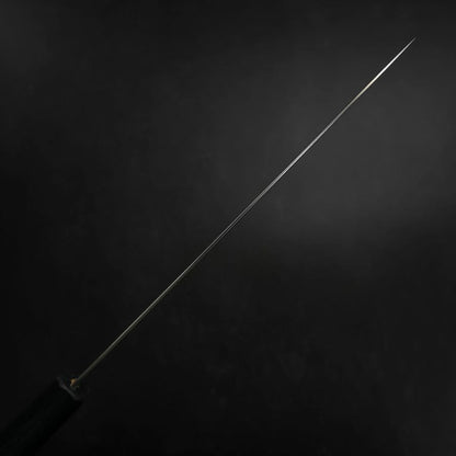 Gyuto SLD Wave Nickel Damascus Dark Blue Urushi Handle 240mm