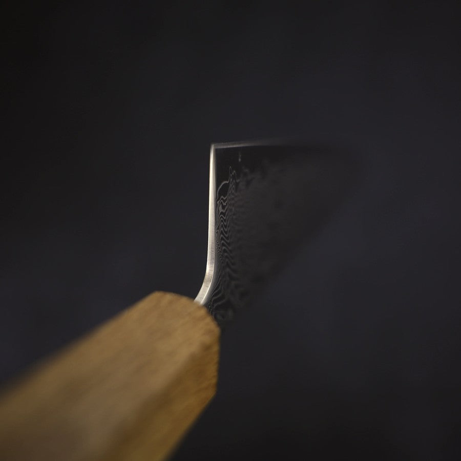 Gyuto SLD Wave Nickel Damascus Yaki Urushi Handle 210mm