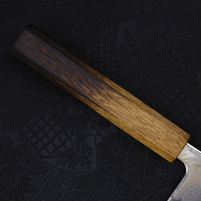 Gyuto SLD Wave Nickel Damascus Yaki Urushi Handle 210mm