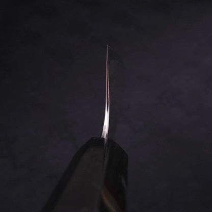 Gyuto Silver Steel #3 Damascus Buffalo Ebony Handle 210mm