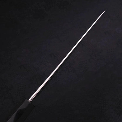 Gyuto Silver Steel #3 Damascus Buffalo Ebony Handle 210mm