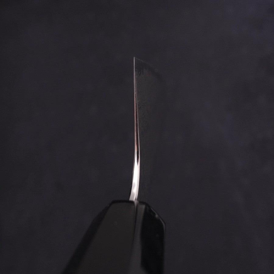 Gyuto Silver Steel #3 Damascus Buffalo Ebony Handle 240mm