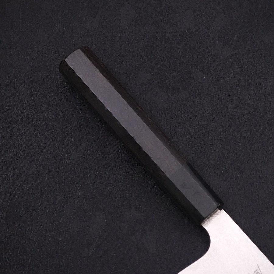 Gyuto Silver Steel #3 Damascus Buffalo Ebony Handle 240mm