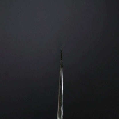 Gyuto Silver Steel #3 Mirror Honyaki Buffalo Ebony Handle 240mm