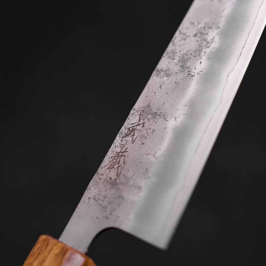 Gyuto Silver Steel #3 Nashiji Oak Handle 180mm