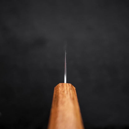 Gyuto Silver Steel #3 Nashiji Oak Handle 180mm