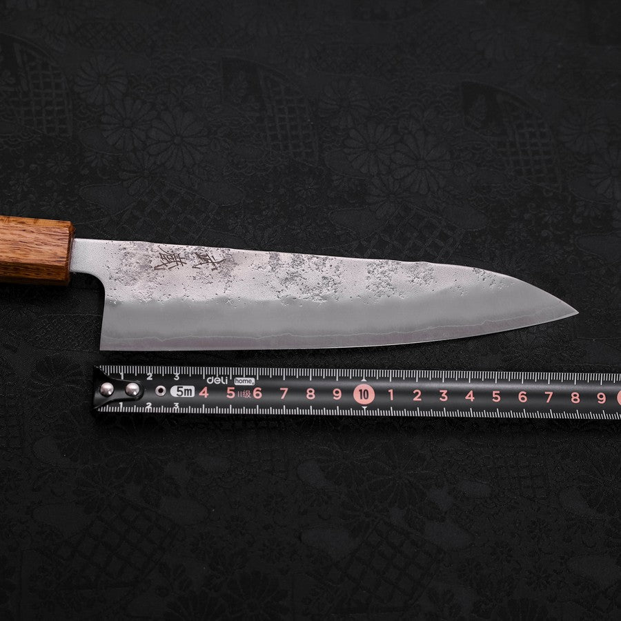 Gyuto Silver Steel #3 Nashiji Oak Handle 180mm