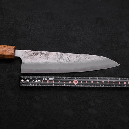 Gyuto Silver Steel #3 Nashiji Oak Handle 180mm