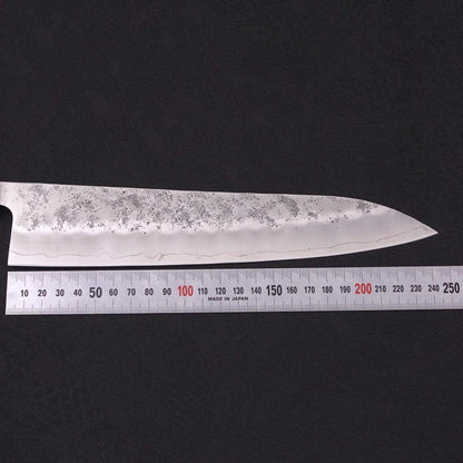 Gyuto Silver Steel #3 Nashiji Sumi Urushi Handle 240mm