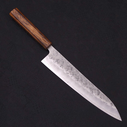 Gyuto Silver Steel #3 Nashiji Sumi Urushi Handle 240mm