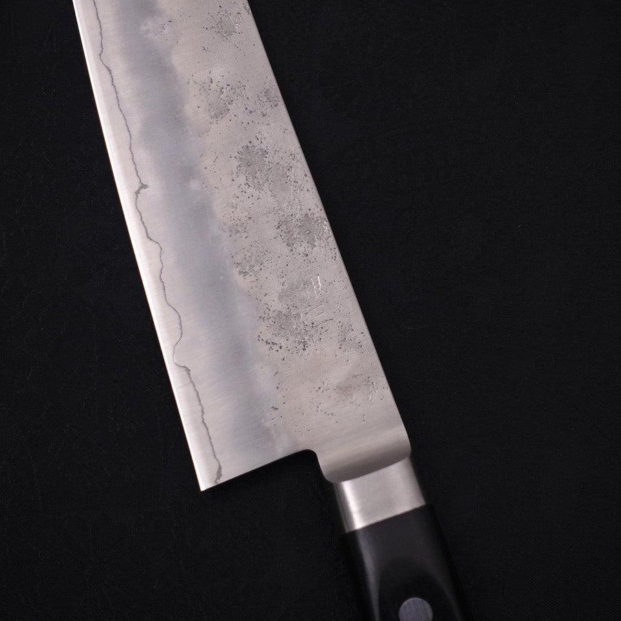 Gyuto Silver Steel #3 Nashiji Western Black Handle 210mm