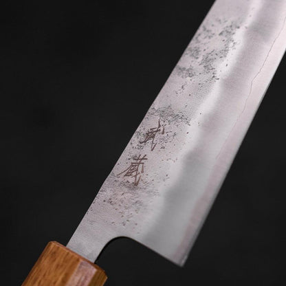 Gyuto Silver Steel #3 Nashiji Yaki Urushi Handle 180mm