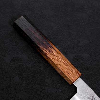 Gyuto Silver Steel #3 Nashiji Yaki Urushi Handle 180mm