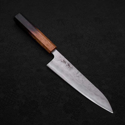 Gyuto Silver Steel #3 Nashiji Yaki Urushi Handle 180mm