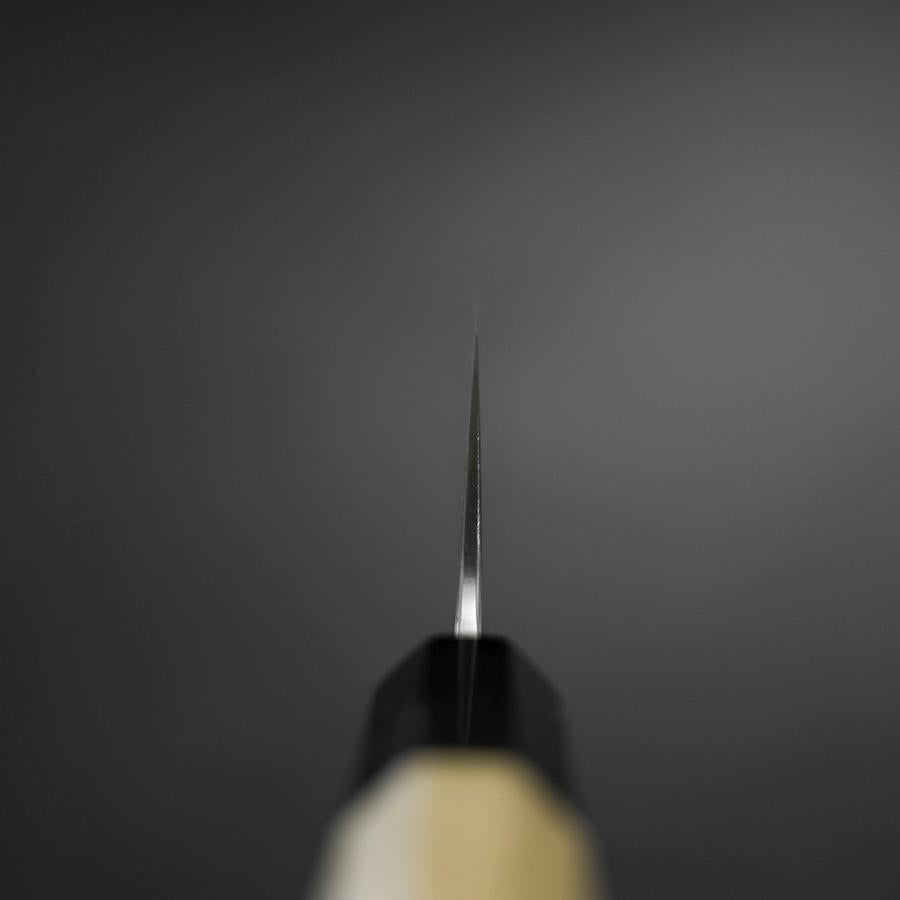 Gyuto Silver Steel #3 Polished Buffalo Magnolia Handle 210mm