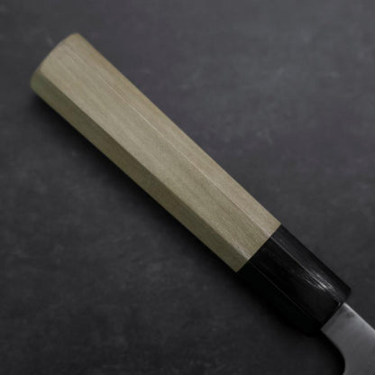 Gyuto Silver Steel #3 Polished Buffalo Magnolia Handle 210mm