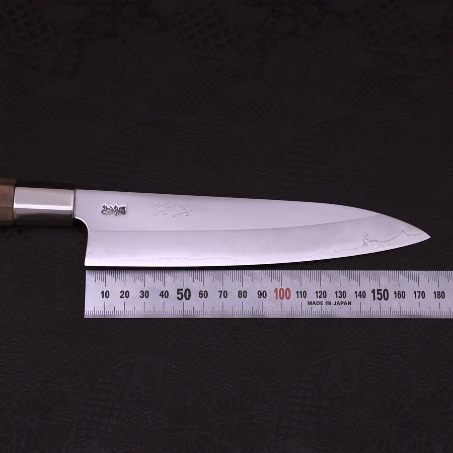 Gyuto Silver Steel #3 Walnut Handle 180mm