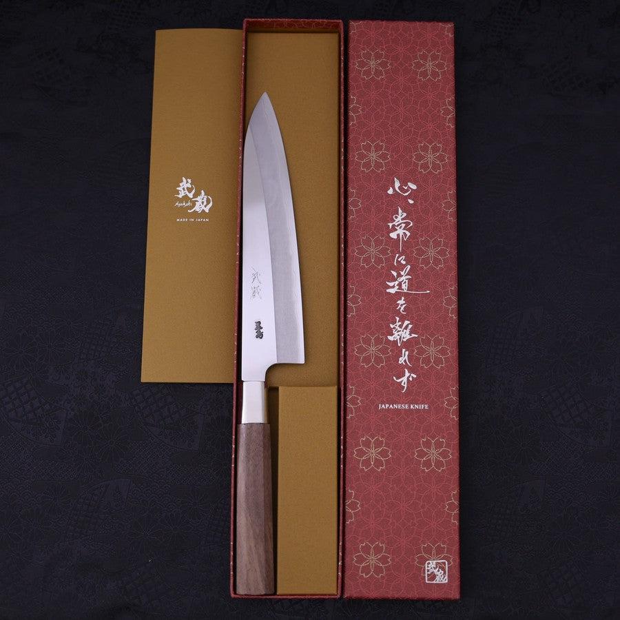 Gyuto Silver Steel #3 Walnut Handle 210mm