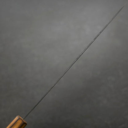 Gyuto Stainless Clad Blue Super Kurouchi Nashiji Sumi Urushi Handle 240mm