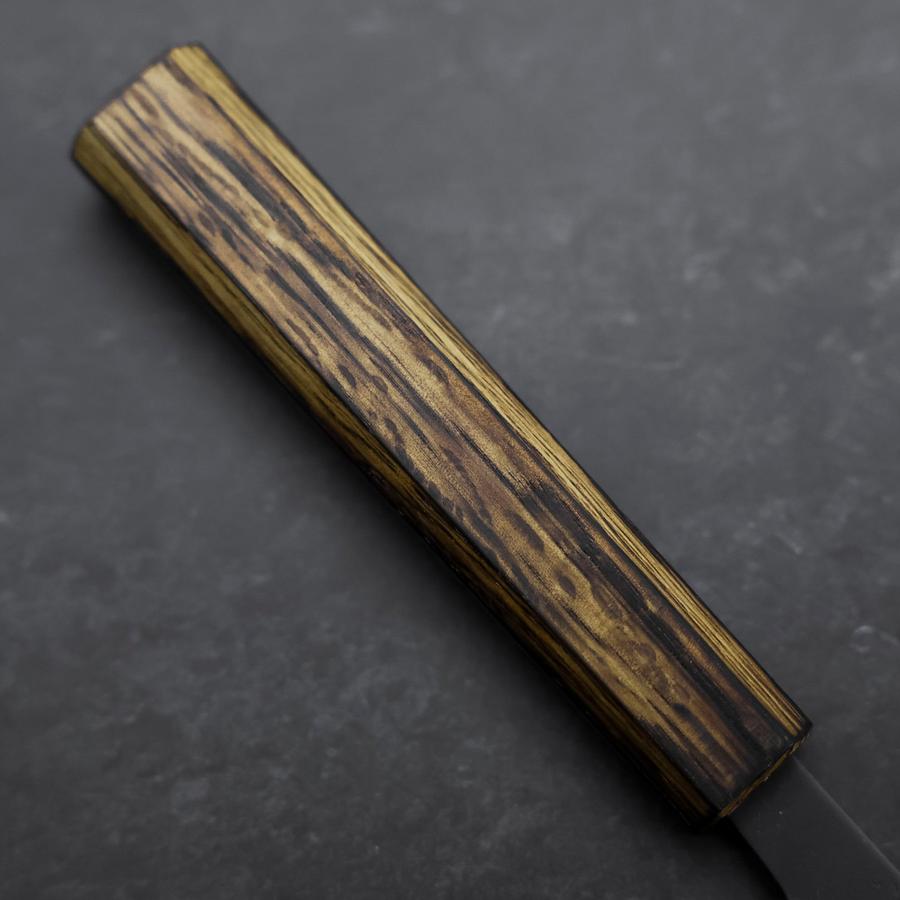 Gyuto Stainless Clad Blue Super Kurouchi Nashiji Sumi Urushi Handle 240mm