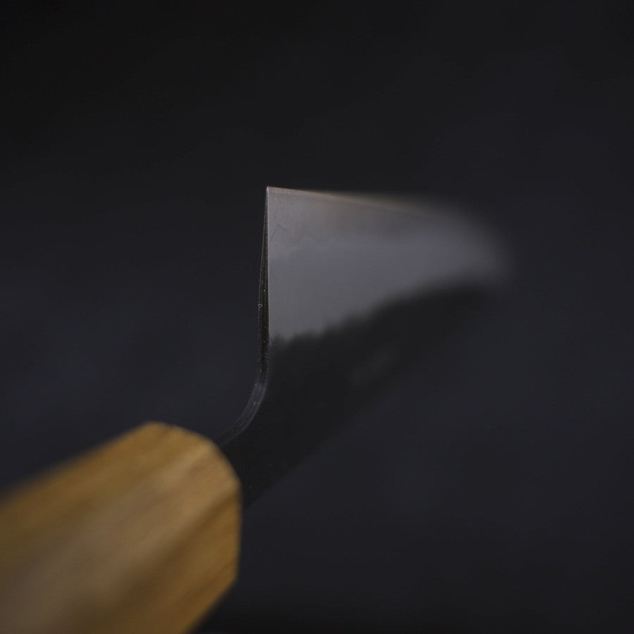 Gyuto Stainless Clad Blue Super Kurouchi Nashiji Yaki Urushi Handle 240mm