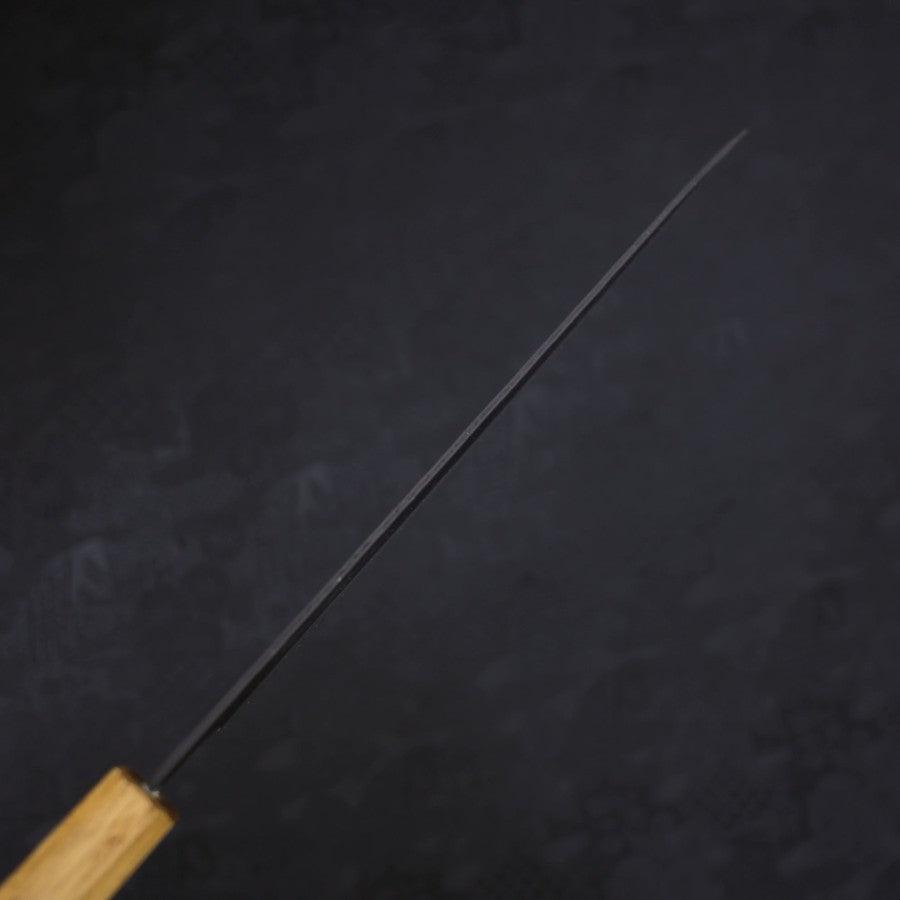 Gyuto Stainless Clad Blue Super Kurouchi Nashiji Yaki Urushi Handle 240mm