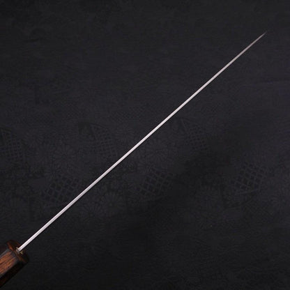 Gyuto Stainless Clad Blue Super Polished Sumi Urushi Handle 240mm