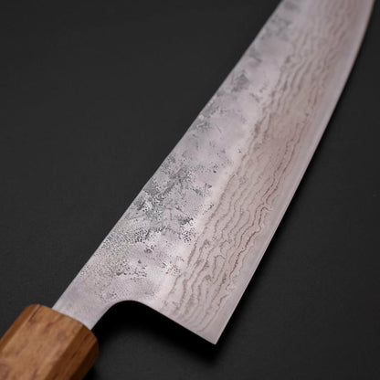 Gyuto Sweden Stainless Steel Nashiji Washi Yaki Urushi Handle 210mm