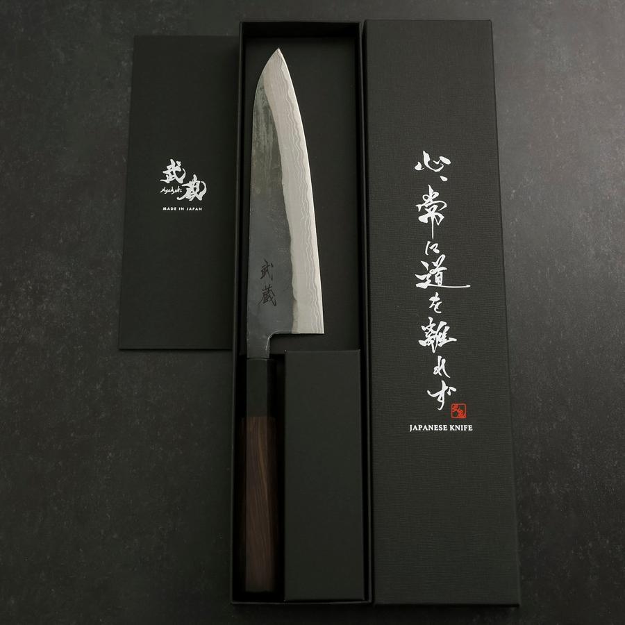 Gyuto V-Toku 2 Kurouchi Buffalo Ebony Handle 185mm