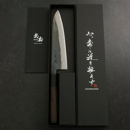 Gyuto V-Toku 2 Kurouchi Buffalo Ebony Handle 185mm