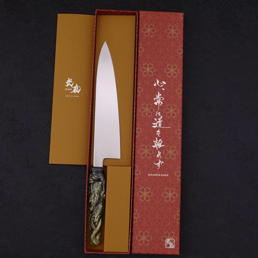 Gyuto VG-1 Polished Ceramics Dragon Handle 210mm