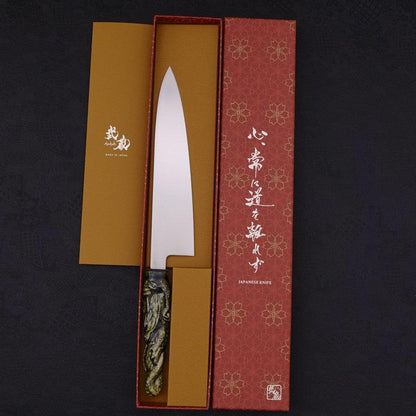 Gyuto VG-1 Polished Ceramics Dragon Handle 210mm