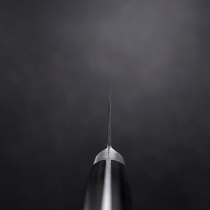 Gyuto VG-1 Polished Western Black Handle 180mm (Tsuba-ari)