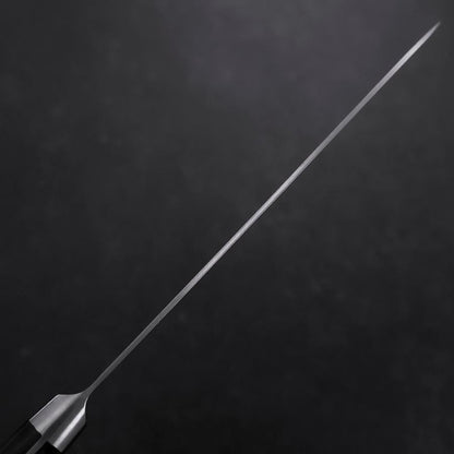 Gyuto VG-1 Polished Western Black Handle 180mm (Tsuba-ari)