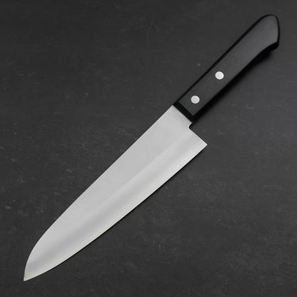 Gyuto VG-1 Polished Western Black Handle 180mm (Tsuba-nashi)