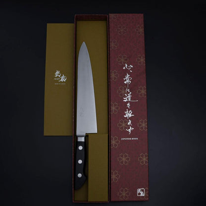 Gyuto VG-1 Polished Western Black Handle 210mm