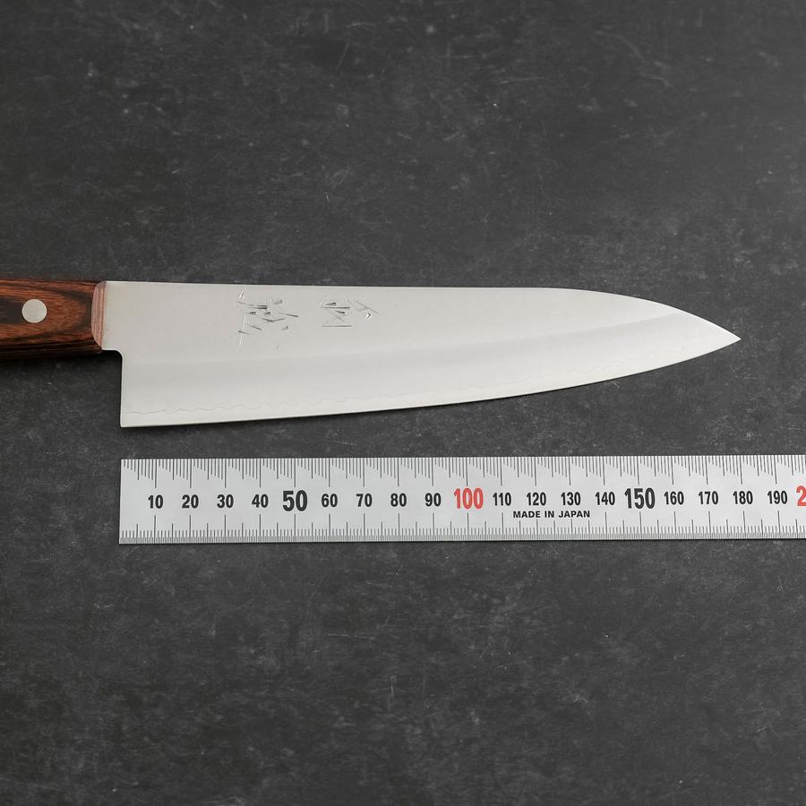 Gyuto VG-1 Polished Western Mahogany Handle 180mm
