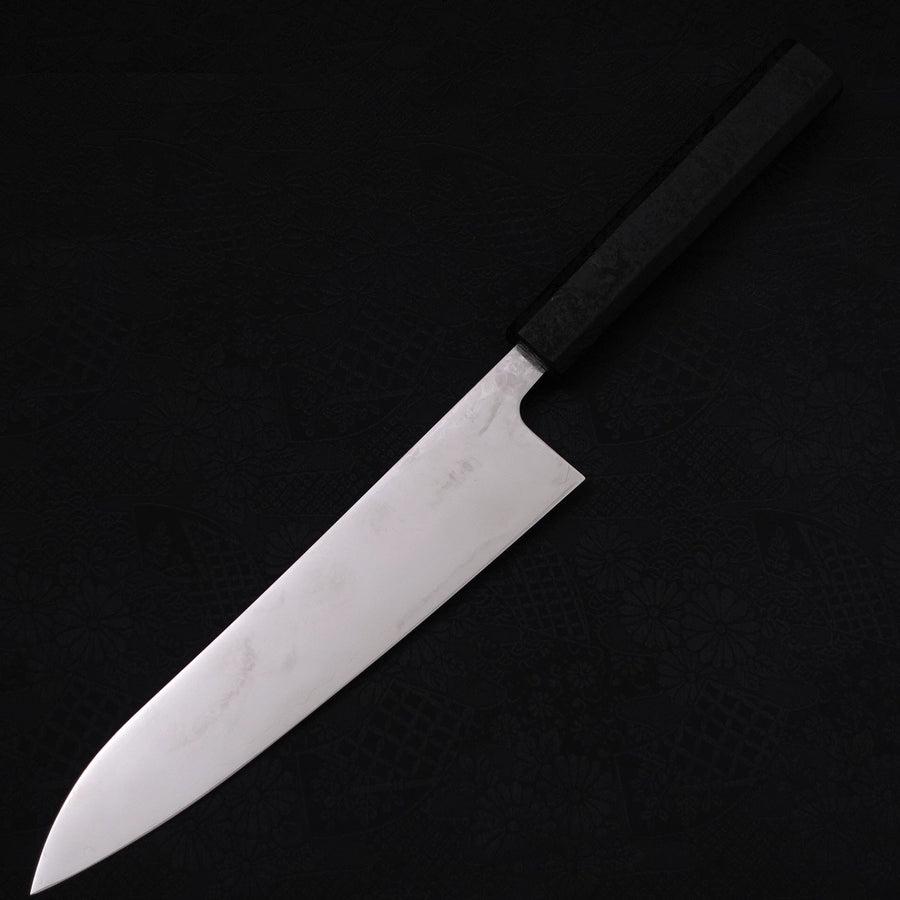 Gyuto VG-10 Damascus Black Ishime Urushi Handle 210mm