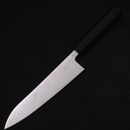 Gyuto VG-10 Damascus Black Ishime Urushi Handle 210mm