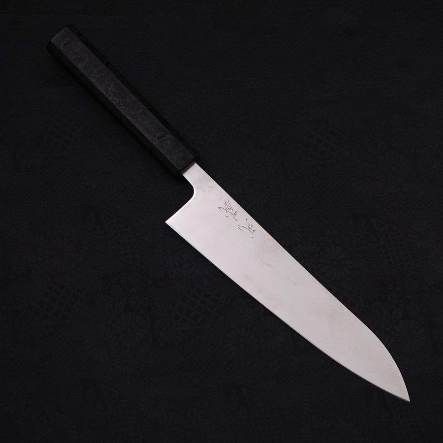 Gyuto VG-10 Damascus Black Ishime Urushi Handle 210mm