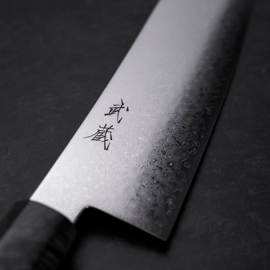 Gyuto VG-10 Damascus Gray Birch Handle 210mm