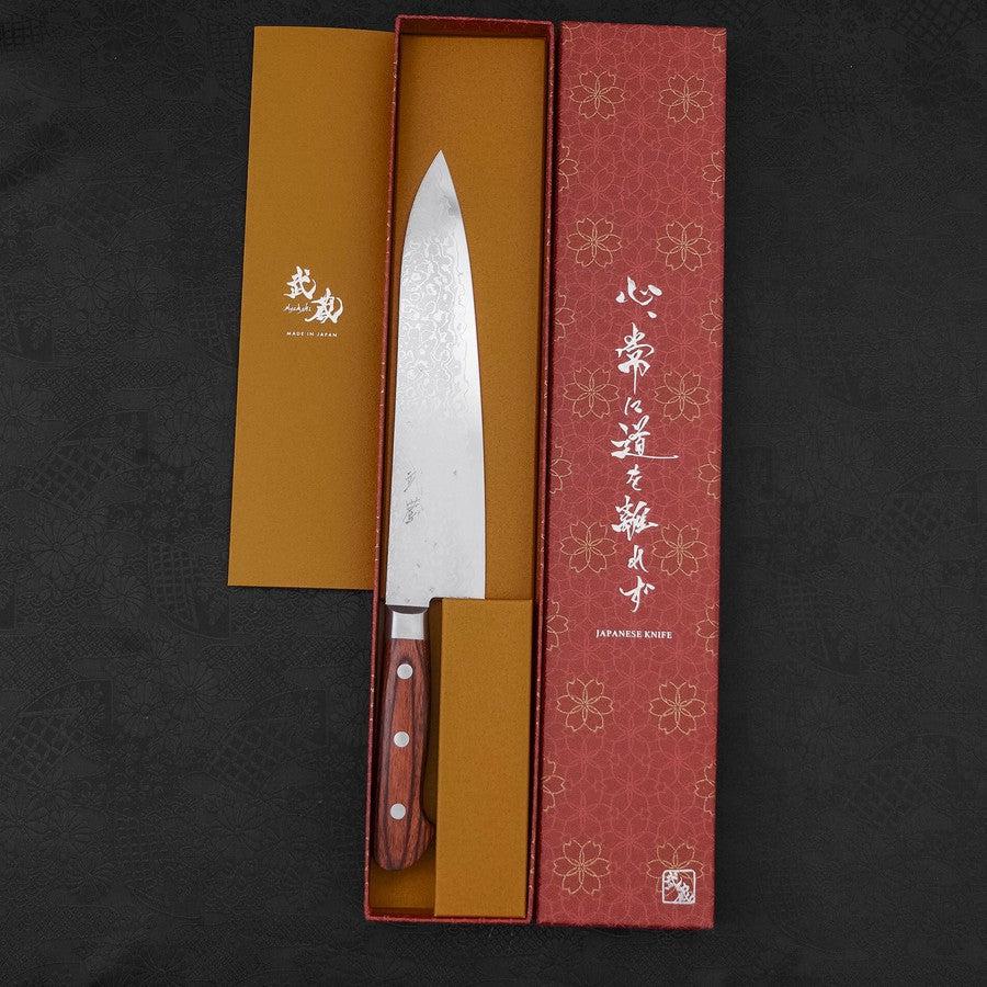 Gyuto VG-10 Damascus Mahogany Handle 210mm