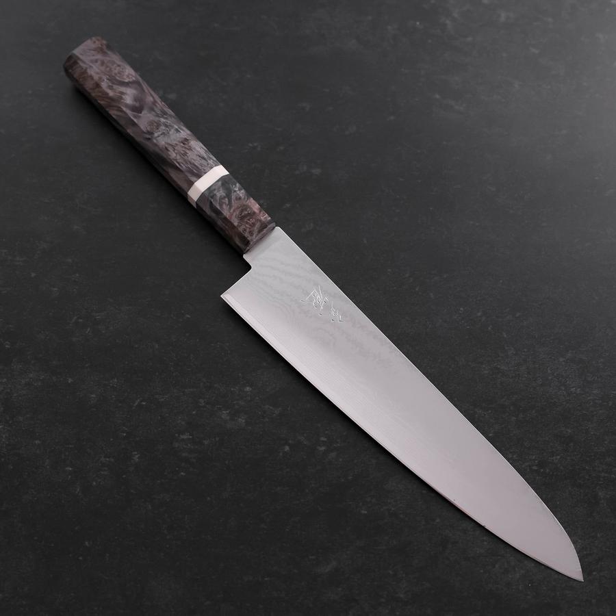 Gyuto VG-10 Damascus Maple Grey Handle 210mm
