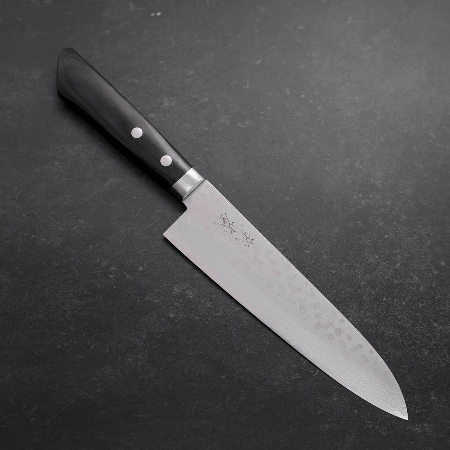 Gyuto VG-10 Damascus Western Dark Handle 180mm