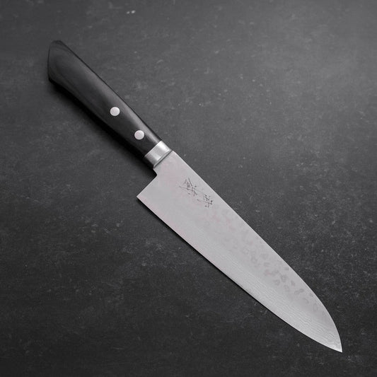 Gyuto VG-10 Damascus Western Dark Handle 180mm